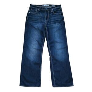 BKE Tyler Mens Jeans 31R Fits 31x29 Straight Leg Embroidered Western Workwear
